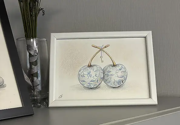 Natalia Butenko, Porcelian wedding, Watercolors, Mixed media, Pencil - paper, 21 x 15
