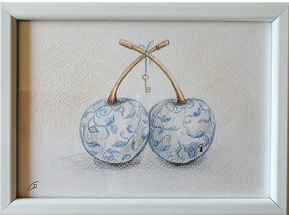 Natalia Butenko, Porcelian wedding, Watercolors, Mixed media, Pencil - paper, 21 x 15