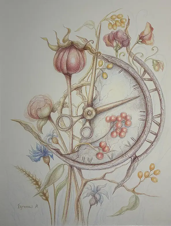 Natalia Butenko, Natchnenja, Bleistift - Papier, 24 x 34