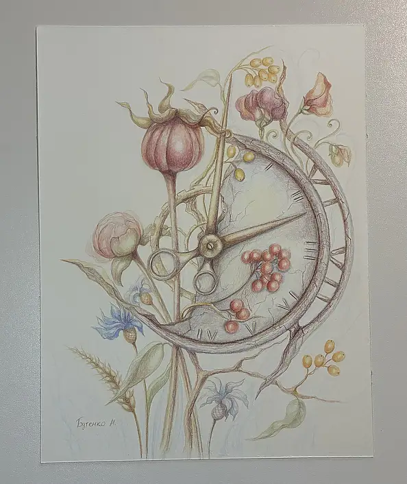 Natalia Butenko, Natchnenja, Bleistift - Papier, 24 x 34