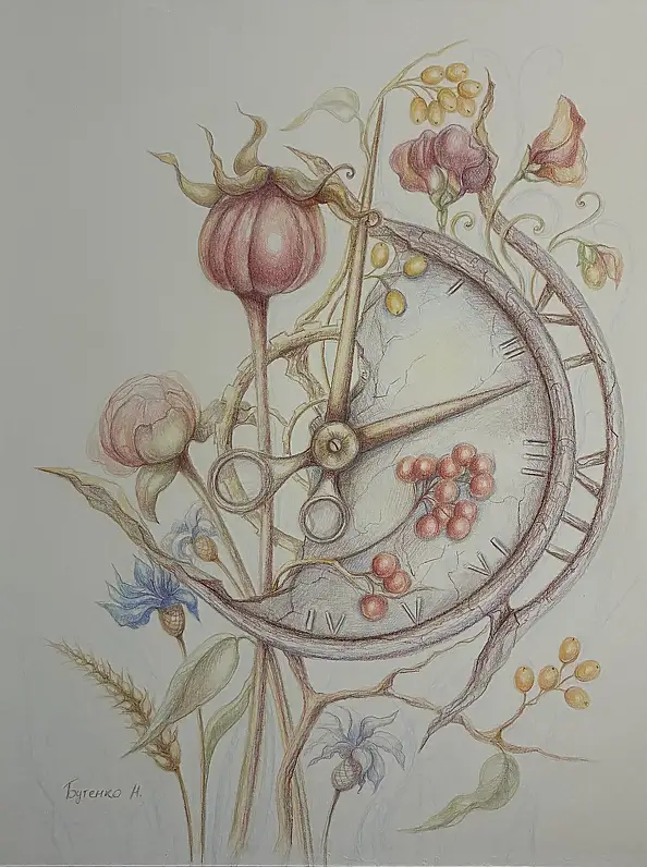 Natalia Butenko, Natchnenja, Bleistift - Papier, 24 x 34