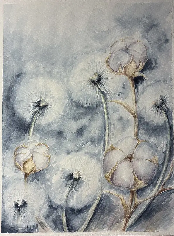 Natalia Butenko, Важливий подих, Aquarelle - Papier, 21 x 30