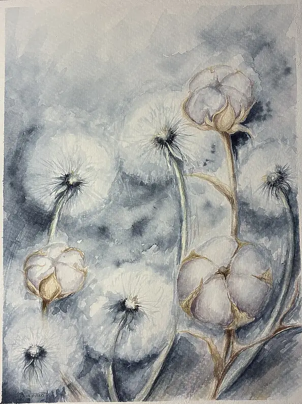 Natalia Butenko, Важливий подих, Aquarelle - Papier, 21 x 30