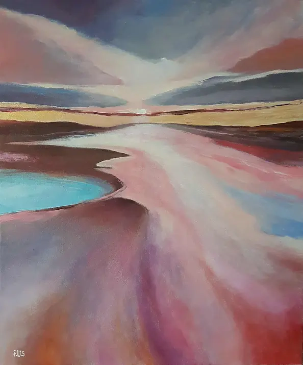 Paulina Lebida - Przestrzeń-obraz akrylowy formatu 60/50 cm