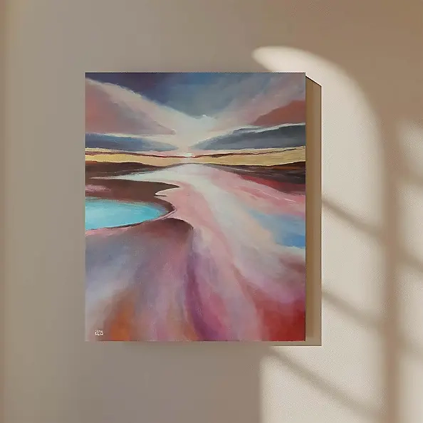 Paulina Lebida - Przestrzeń-obraz akrylowy formatu 60/50 cm