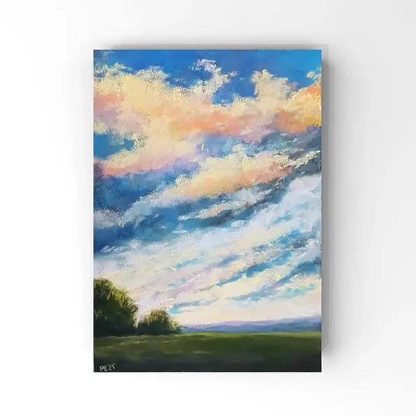 Paulina Lebida - Landscape - pastel work