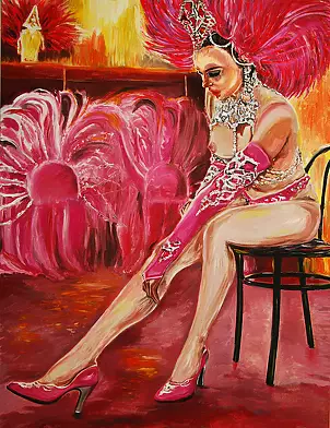 Alex Pelesh - Before the performance.