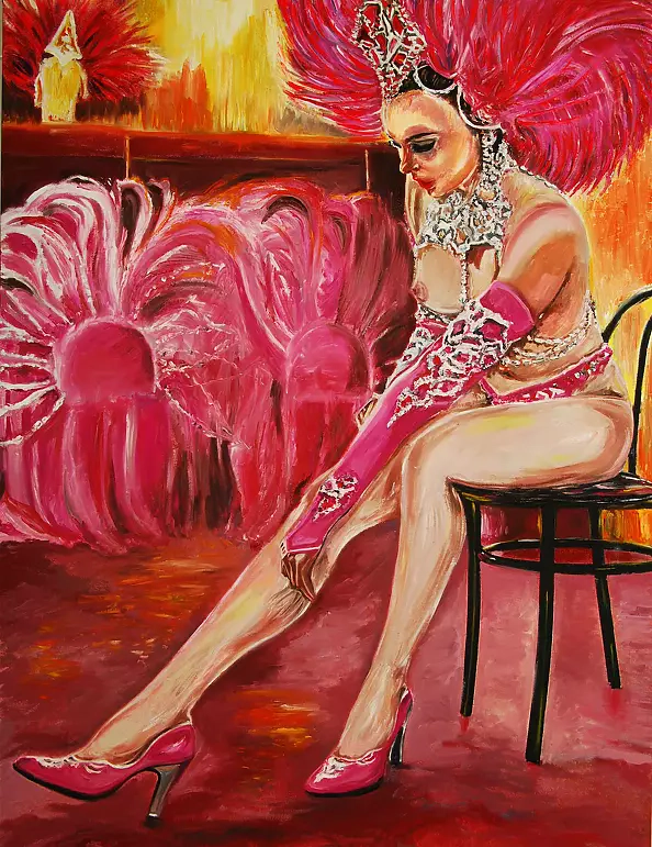 Alex Pelesh - Before the performance.