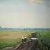 Sergey Doroshenko, Дорога.1956 год, Obraz olejny - karton/tektura, 34 x 15