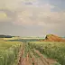 Sergey Doroshenko, Стог. 1956 год, Obraz olejny - karton/tektura, 49 x 34