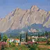 Sergey Doroshenko, Krim. Ai-Petri. 1955 h., Ölbild - Karton/Pappe, 35 x 24
