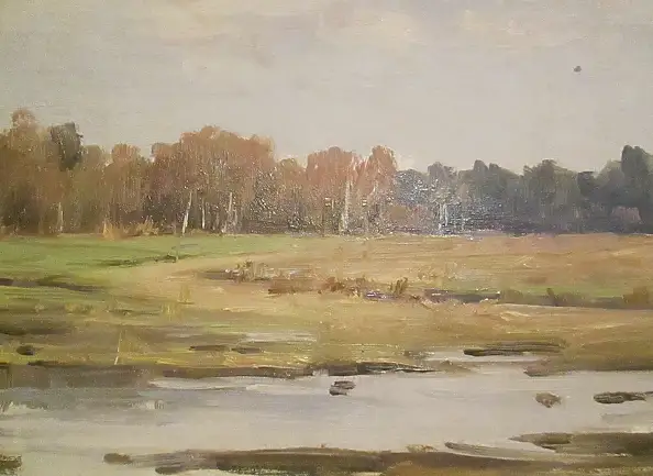 Sergey Doroshenko, Berezov roche. 1951 h, Ölbild - , 35 x 20