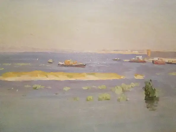 Sergey Doroshenko, Этюд. 1950год., Obraz olejny - karton/tektura, 39 x 25