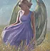 Sabina Salamon - Morning angel oil on canvas 50x60 cm