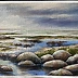 Yana Yeremenko - Paesaggio marino “LIMAN”, pittura acrilica