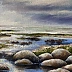 Yana Yeremenko - «ЛИМАН» морской пейзаж, картина акрилом.