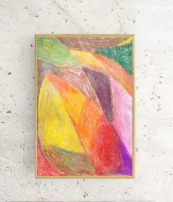 Anna Skowronek - abstraction - colorful drawing