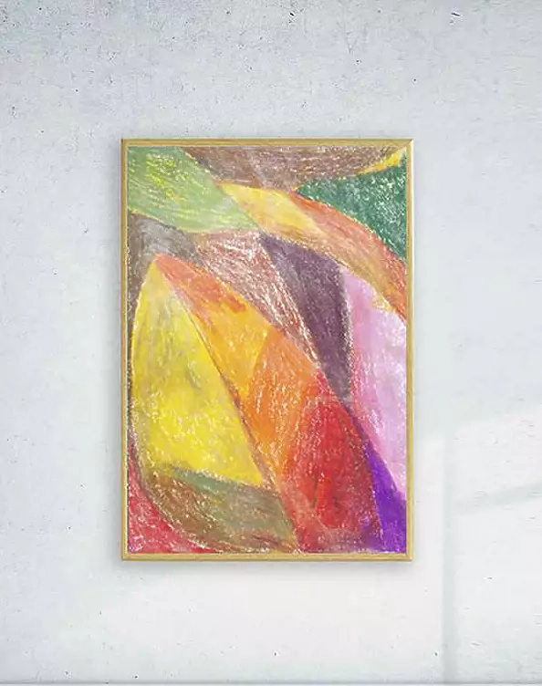 Anna Skowronek - abstraction - colorful drawing