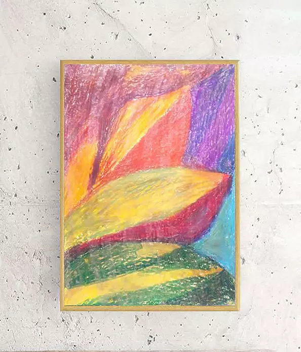 Anna Skowronek - abstraction - colorful drawing