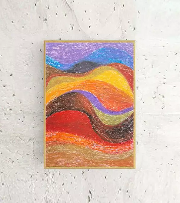 Anna Skowronek - abstraction - colorful drawing