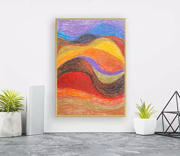 Anna Skowronek - abstraction - colorful drawing