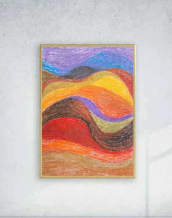 Anna Skowronek - abstraction - colorful drawing