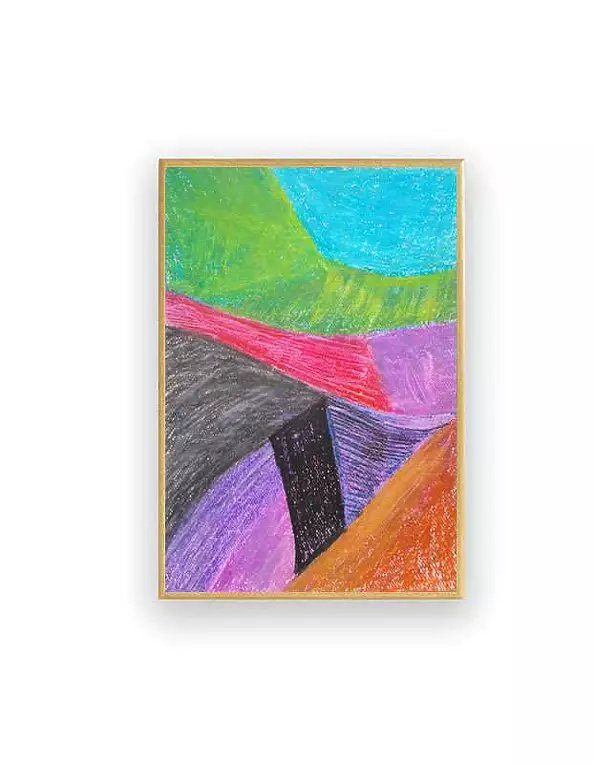 Anna Skowronek - abstraction - colorful drawing