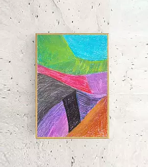 Anna Skowronek - abstraction - colorful drawing