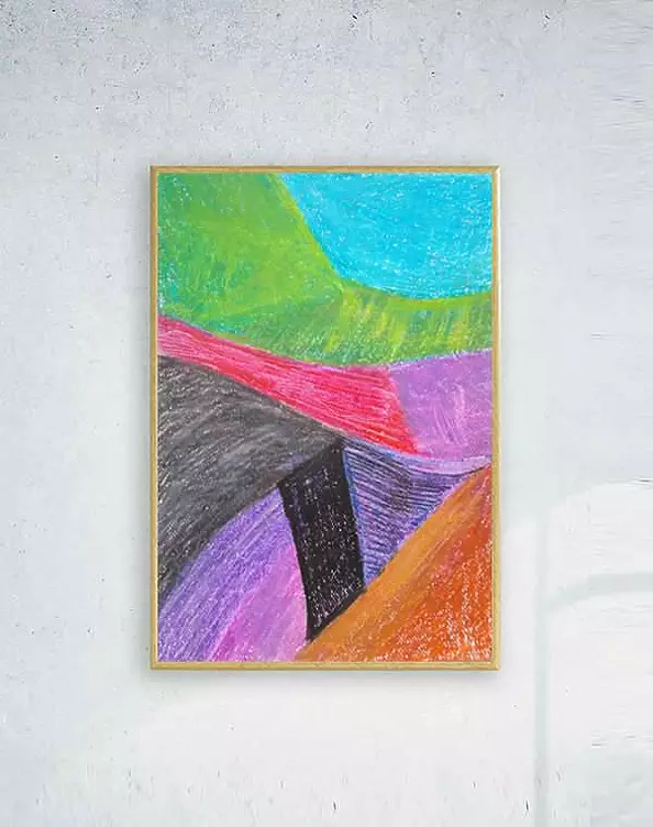 Anna Skowronek - abstraction - colorful drawing