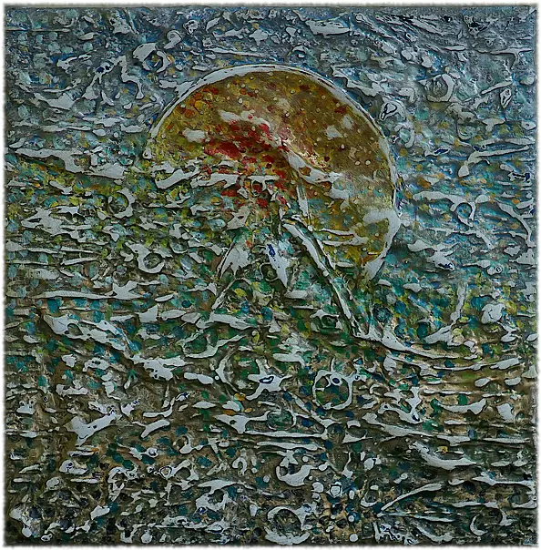 Jolanta Janiak Gawrych - abstrakcja ze słońcem