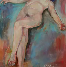 Piotr Bogdan - female nude in a peaceful sleep