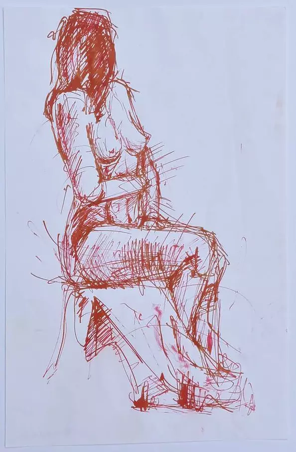 . Aleksandra - the act of sitting on a chair