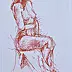 . Aleksandra - the act of sitting on a chair