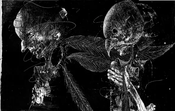 Piotr Kamieniarz - angels and birds III