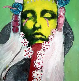 Martyna Popiel - self-portrait and catfish.