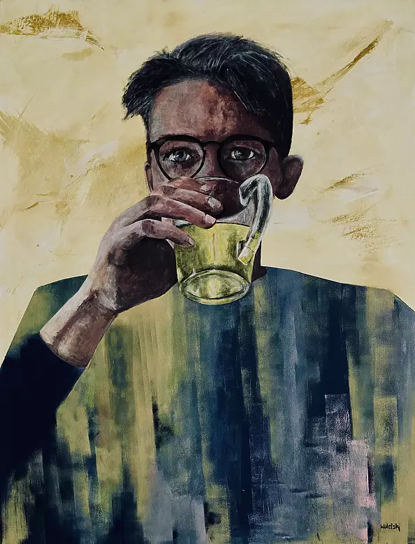 Michal Widelski - self portrait