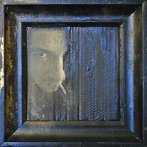 Karol Madyjewicz - self-portrait gold