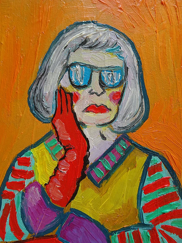 Marlena Kuc - babcia z drinkiem