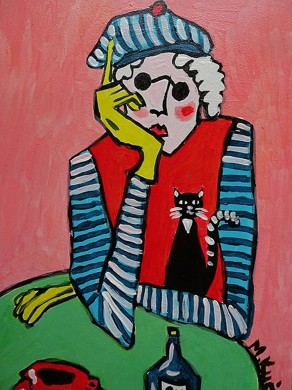 Marlena Kuc - babcia z kotkiem