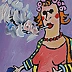 Marlena Kuc - grandma with a cigarette