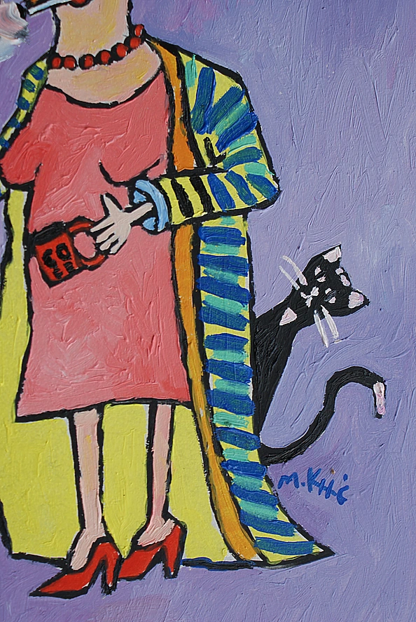 Marlena Kuc - grandma with a cigarette