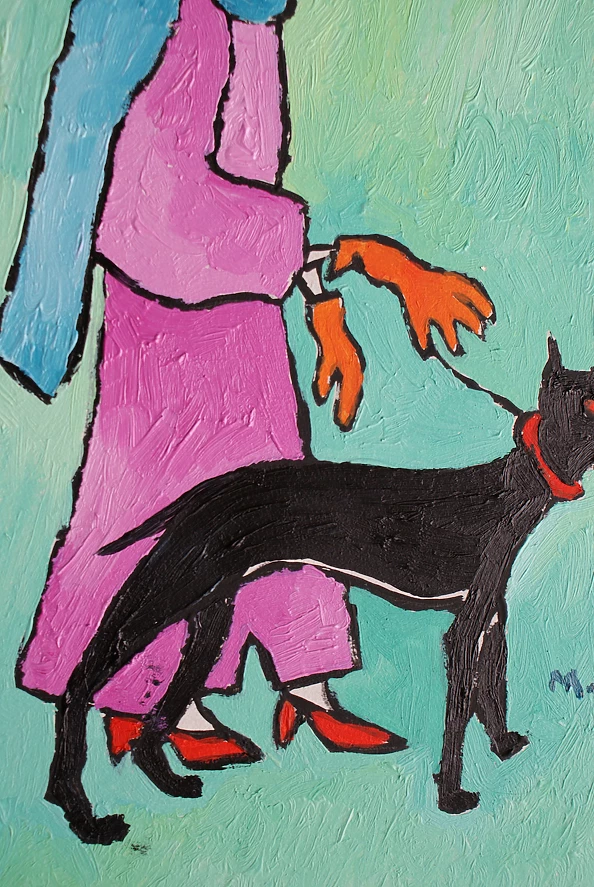 Marlena Kuc - babcia z pieskiem