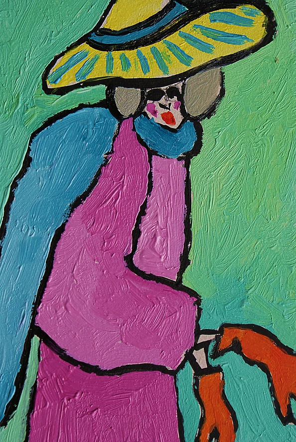 Marlena Kuc - babcia z pieskiem