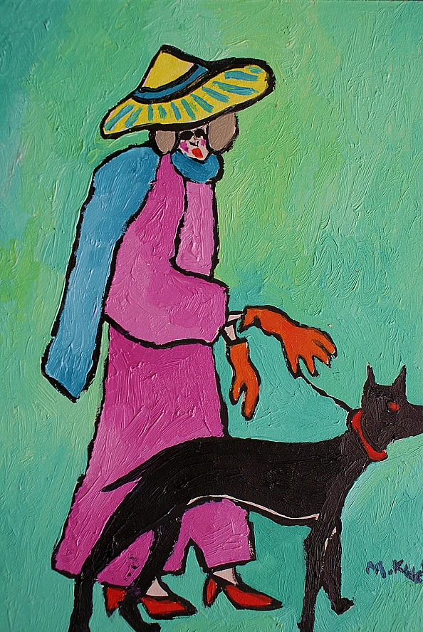 Marlena Kuc - babcia z pieskiem