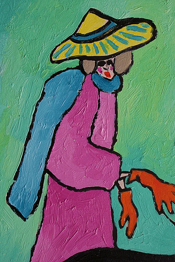 Marlena Kuc - babcia z pieskiem