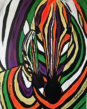 Ewa Mościszko, barwy miłości 71, Obraz akrylowy - płótno, 40 x 50