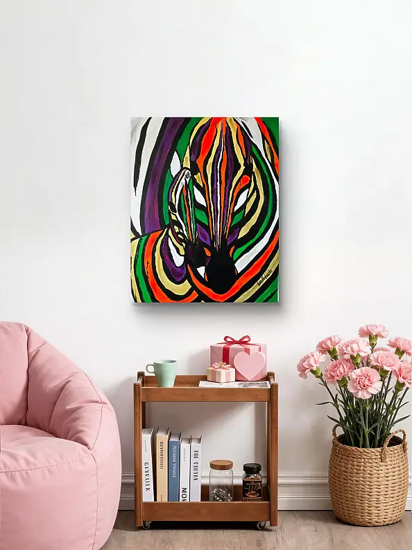 Ewa Mościszko, barwy miłości 71, Obraz akrylowy - płótno, 40 x 50