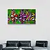 Ewa Mościszko, colors of love family, Acrylic painting - canvas, 80 x 40