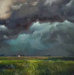 Anita Kuchta Kurasińska, без названия, Масляная картина - холст, 40 x 50