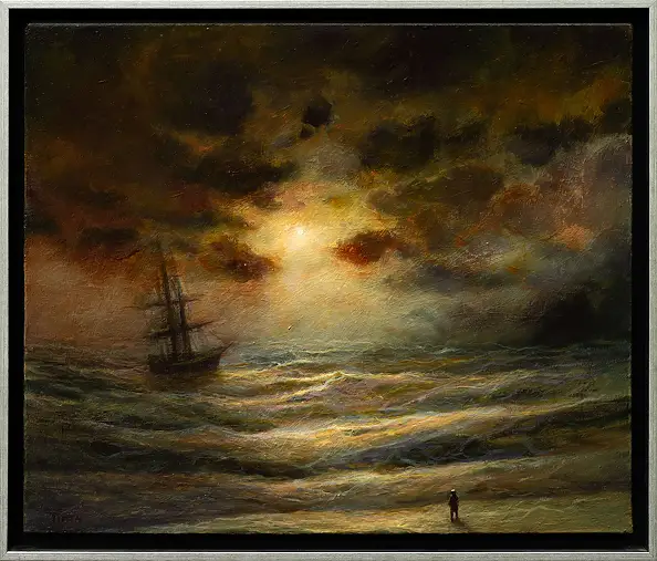 Dawid Figielek, senza titolo, Quadro a olio - tela, 60 x 50